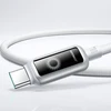 Kabelis Joyroom S-A55 StarFlight 66W USB-A – USB-C 1,2m – baltos spalvos