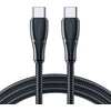 Kabelis Joyroom S-A11 Surpass 60W USB-C – USB-C 0,25m – juodos spalvos