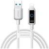 Kabelis Joyroom S-A55 StarFlight 3A USB-A – Lightning 1,2m – baltos spalvos
