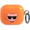 Karl Lagerfeld AIRPODS PRO KLA3UCHFL SILICONE COVER Oranžinis