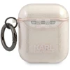 Apple AirPods ausinių dėklas Karl Lagerfeld Glitter Karl`s Head (KLA2UKHGD) aukso spalvos