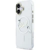 Karl Lagerfeld IML Choupettes Karl Script Logo MagSafe iPhone 17 dėklas – skaidrus