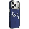 Dėklas Karl Lagerfeld IML Choupettes Karl Script Logo MagSafe Case for iPhone 17 Pro - Mėlyna