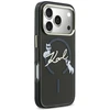 Dėklas Karl Lagerfeld IML Choupettes Karl Script Logo MagSafe Case for iPhone 17 Pro - Juodas