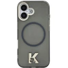 Dėklas Karl Lagerfeld IML K Head Logo MagSafe Case for iPhone 17 - Juodas