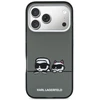 Karl Lagerfeld IML K&CH Heads Logo MagSafe dėklas skirtas Apple iPhone 17 Pro Max juodos spalvos