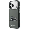Karl Lagerfeld IML K&CH Heads Logo MagSafe dėklas skirtas Apple iPhone Apple iPhone 17 Pro juodos spalvos