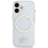 Dėklas Karl Lagerfeld IML KL Script Logo MagSafe Case for iPhone 17 - Transparent