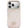 Dėklas Karl Lagerfeld IML KL Script Logo MagSafe Case for iPhone 17 Pro Max - Rožinė
