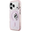 Dėklas Karl Lagerfeld IML Peekaboo MagSafe Case for iPhone 17 Pro Max - Rožinė