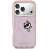Dėklas Karl Lagerfeld IML Peekaboo MagSafe Case for iPhone 17 Pro - Rožinė