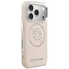 Dėklas Karl Lagerfeld K Head Point Logo MagSafe Case for iPhone 17 Pro Max - Rožinė