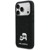 Dėklas Karl Lagerfeld case for IPHONE 17 Pro KLHCP17L6PRKCLK (Rhinestone W/ K&amp;C PIN) juodas