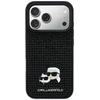 Dėklas Karl Lagerfeld case for IPHONE 17 Pro KLHCP17L6PRKCLK (Rhinestone W/ K&amp;C PIN) juodas