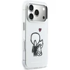 Dėklas Karl Lagerfeld Karl &amp; Choupette Back MagSafe Case for iPhone 17 Pro Max - Clear