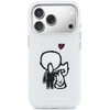 Dėklas Karl Lagerfeld Karl &amp; Choupette Back MagSafe Case for iPhone 17 Pro - Clear