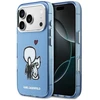 Dėklas Karl Lagerfeld Karl &amp; Choupette Back MagSafe Case for iPhone 17 Pro - Mėlyna