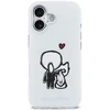 „Karl Lagerfeld Karl &amp; Choupette Back MagSafe“ dėklas, skirtas „iPhone 17“ – skaidrus