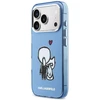 Dėklas Karl Lagerfeld Karl &amp; Choupette Back MagSafe Case for iPhone 17 Pro - Mėlyna