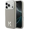 Dėklas Karl Lagerfeld case for IPHONE 17 Pro compatible with MagSafe KLHMP17L5PGFKHGG (PU FW W/ KHead Logo) pilka