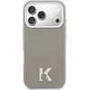 Dėklas Karl Lagerfeld case for IPHONE 17 Pro compatible with MagSafe KLHMP17L5PGFKHGG (PU FW W/ KHead Logo) pilka