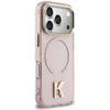 Dėklas Karl Lagerfeld IML K Head Logo MagSafe Case for iPhone 17 Pro - Rožinė