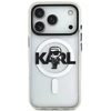 Karl Lagerfeld IML Karl Sketch Logo MagSafe dėklas Apple iPhone 17 Pro skaidrus