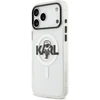 Karl Lagerfeld IML Karl Sketch Logo MagSafe dėklas Apple iPhone 17 Pro Max skaidrus