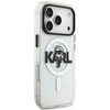 Karl Lagerfeld IML Karl Sketch Logo MagSafe dėklas Apple iPhone 17 Pro skaidrus