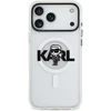 Karl Lagerfeld IML Karl Sketch Logo MagSafe dėklas Apple iPhone 17 Pro Max skaidrus