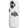 Karl Lagerfeld IML Karl Sketch Logo MagSafe dėklas Apple iPhone 17 skaidrus