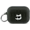 Dėklas Karl Lagerfeld Monogram Choupette Head Case for AirPods Pro 3 - Juodas