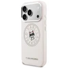 Dėklas Karl Lagerfeld Point &amp; Choupette Sketch MagSafe Case for iPhone 17 Pro Max - Rožinė