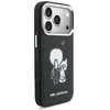 Dėklas Karl Lagerfeld Karl &amp; Choupette Back Logo MagSafe Case for iPhone 17 Pro Max - Juodas