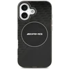 Mercedes AMG Double Layer Transparent Smocked MagSafe dėklas Apple iPhone 17 juodos spalvos