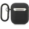 Mercedes "AMG Leather Big Logo" - "Apple AirPods" dėklas, juodos spalvos