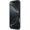 Dėklas Mercedes Leather Laurel Leaves Stripes MagSafe skirtas Apple iPhone 17 Pro Max mėlynos spalvos