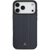 Dėklas Mercedes Leather Laurel Leaves Stripes MagSafe skirtas Apple iPhone 17 Pro Max mėlynos spalvos