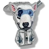 Magnetic pendant Nimmy Cool&amp;Cute 2.0 Dog pilkos spalvos