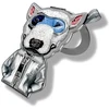 Magnetic pendant Nimmy Cool&amp;Cute 2.0 Dog pilkos spalvos