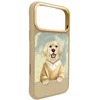 „Nimmy Gentle Pets“ serijos šunims skirtas „MagSafe“ dėklas, skirtas „iPhone 17 Pro“ – ruda