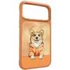 NIMMY dėklas GENTLE PETS SERIES DOG, suderinamas su MagSafe, skirtas IPHONE 17 Pro, oranžinis