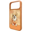 NIMMY dėklas GENTLE PETS SERIES DOG, suderinamas su MagSafe, skirtas IPHONE 17 Pro, oranžinis