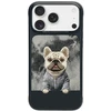 „Nimmy Gentle Pets“ serijos šunims skirtas „MagSafe“ dėklas, skirtas „iPhone 17 Pro“ - juodas