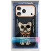 Dėklas NIMMY case GLASSES COOL DOG for IPHONE 17 Pro Max juodas