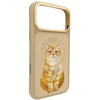 „Nimmy Lucky Fashion Cat“ „MagSafe“ dėklas, skirtas „iPhone 17 Pro Max“ – ruda