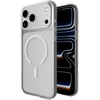 Puro Lite Mag TPU+PC dėklas suderinamas suMagSafe skirtas Apple iPhone 17 Pro Max – Transparent with Baltas Ring