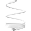 Puro Magnetic 10W Magnetic Kabelis USB-A – USB-C 1m – baltos spalvos