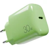 Puro Pro Lite 30W USB-C sieninis įkroviklis - Žalias