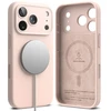Dėklas Ringke iPhone 17 Pro Case Silicone Magnetic Rožinė Sand
